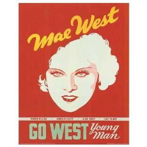  Go West Young Man Movie Poster, 11 x 14 (1936)