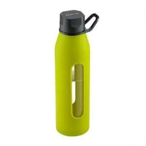  Glass Water Bottle 20oz Green