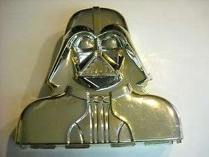 Star Wars ESB GOLD CHROME Darth Vader figure carrying case prototype 