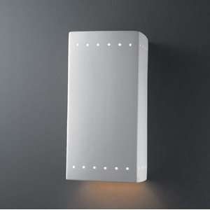 CER 5960   Justice Design   Ambiance   One Light Large Rectangle Wall 