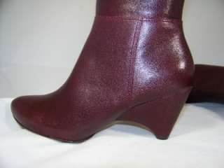 GENTLE SOULS Lucinda Aubergine Boots Retails $350 Womens Shoes Sz 6 