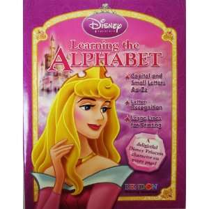  Disney Princess Learning the Alphabet Workbook 32pgs (Sold 