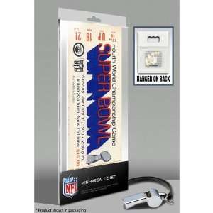Super Bowl Iv (4) Mini Mega Ticket   Kansas City Chiefs  