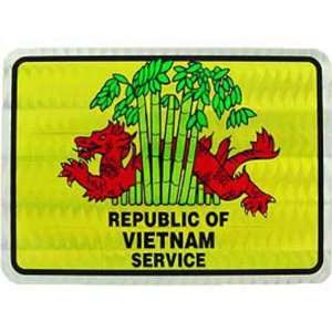  Republic of Vietnam Service Sticker Automotive