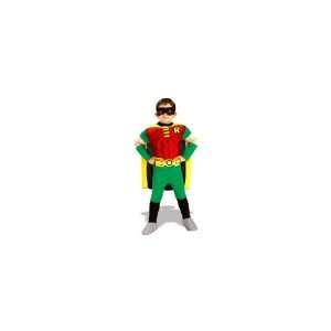 Teen Titans Dc Comics Robin Muscle Chest Deluxe Toddler/Child Costume 