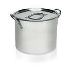 Large old stainless steel stock pot well made with lid 910 x 1 3 ply 