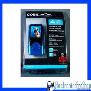 Coby MP620 4GB Blue 4GB /MP4 Player with FM Radio 1.8 Full Color 