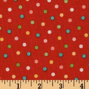  44 Wide Ooh La La Dots Red Fabric By The Yard Arts 