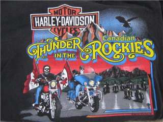 Lot of Two (2) Mens Harley Davidson T Shirts Size XXL (Thunder in the 