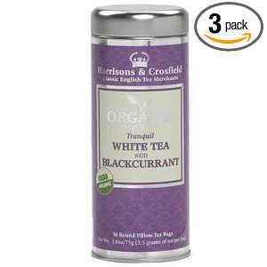 Harrisons & Crosfield Organic White With Blackcurrant, Round English 