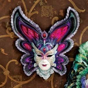   Mask Mardi Gras Wall Butterfly Maiden 