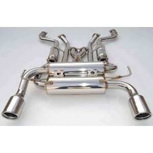   FX35/45 Gemini Rolled Stainless Steel Tipped Cat Back Exhaust System