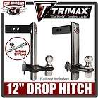 TRZ12SFP TRIMAX Razor Stainless Face 12 Adjustable Ball Mount Hitch