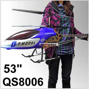   QS8006 GYRO 3.5 Channel 3.5CH Metal RC Helicopter GT Model FREE PARTS