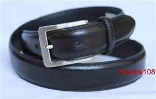 CLUB ROOM Mens New Dress Leather Belt 36 / 90 BLACK 1 ¼  Wide NWT 