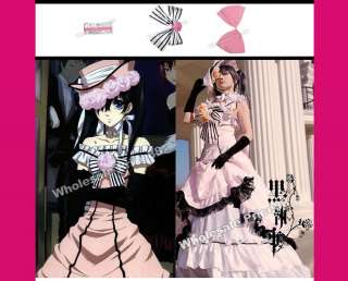 Black Butler Kuroshitsuji Ciel Girl Cosplay Costume CY2  