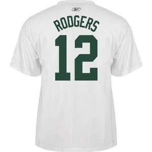 Green Bay Packers Aaron Rodgers #12 Football Name & Number T Shirt 
