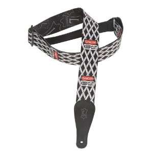   Leathers 2 Polyester Guitar Strap with Sonic Art, Musical Instruments