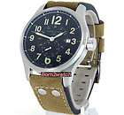 HAMILTON KHAKI AUTOMATIC SOLID STEEL 44mm SAPPHIRE SUEDE LEATHER 