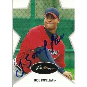   Capellan Signed 2003 Just Minors Card Atlanta Braves 