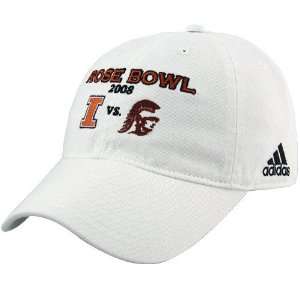   vs. USC Trojans White 2008 Rose Bowl Dueling Adjustable Hat Sports