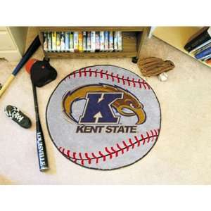  BSS   Kent Golden Flashes NCAA Baseball Round Floor Mat 