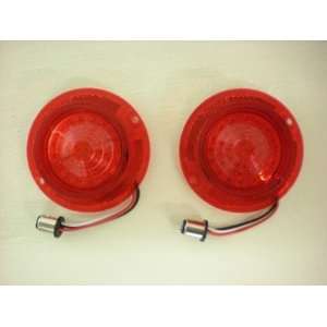  1963 Chevy Impala 40 LED Red Stop Turn Tail Lights   Fits 