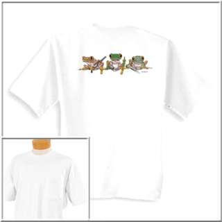 Keep Out RUDE Red Eyed Tree Frogs Shirt S 2X,3X,4X,5X  