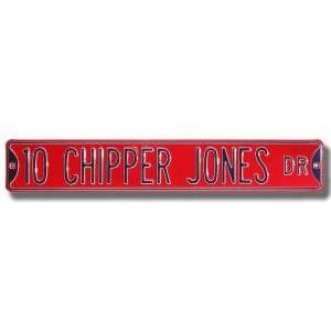  Atlanta Braves Chipper Jones Avenue Sign Sports 