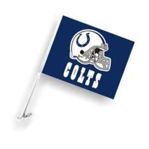  Indianapolis Colts 11x18 Double Sided Car Flag   Set of 2 