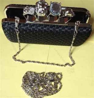 Brand New Fashion PUNK SKULL Head Knuckle /Evening Clutch Handbag 