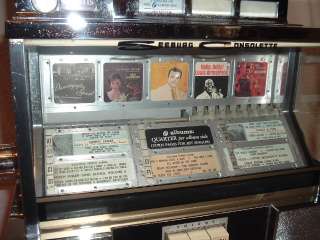   Seeburg Consolette Wall Box Juke Jukebox Record Selector  