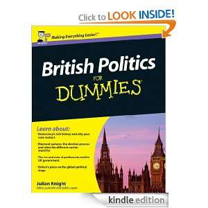 British Politics For Dummies Julian Knight  Kindle Store