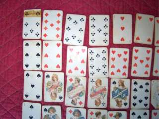 Deck of Antique Dutch Playing Cards with Queen Wilhelmina on Front 