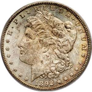  1892 CC Morgan Dollar PCGS MS 64+ 