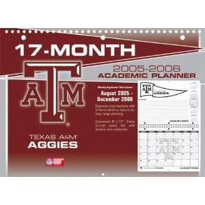 Texas A&M Aggies 2006 8x11 Academic Planner  Sports 