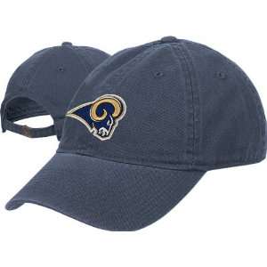 St. Louis Rams Womens Navy Adjustable Slouch Hat  Sports 