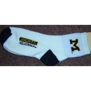  Michigan Wolvrines Tall Socks 501 Size 9 11 Med Sports 