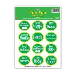  St Patricks Day Pub Fun Stickers Toys & Games