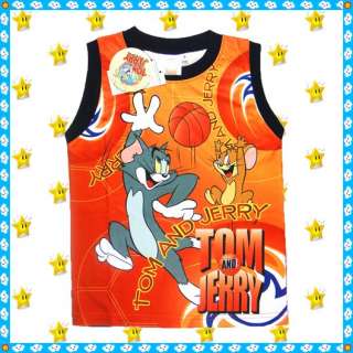 TOM AND JERRY T shirt Top age 3 4 5 6 7 8 8 9 years toys kids boys 