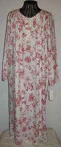   Plus Size Winter Nightgown Cotton 2X 3X by Charter Club Retail $68 NEW