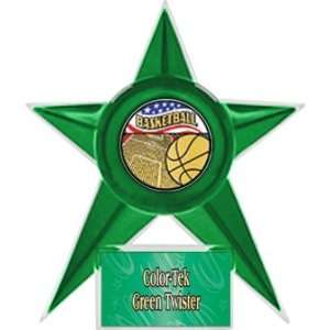  Basketball Stellar Ice 7 Trophy GREEN STAR/GREEN TWISTER 