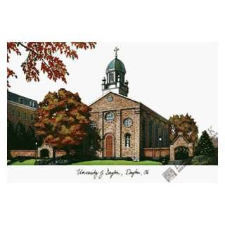  Campus Images OH994 University of Dayton Lithograph 
