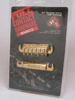   Contact Hardware TUNEOMATIC Guitar Bridge & Tailpiece, GOLD  