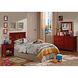 The Palisades Distressed Red Childs Bedroom Set  