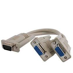 VGA Y Split Cable M / F  