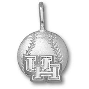   of Houston New UH Baseball Pendant (Silver)