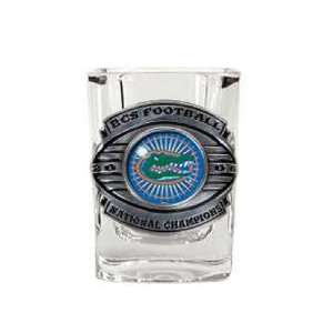 Florida Gators 2006 BCS National Champions 2 oz. Square Shot Glass 