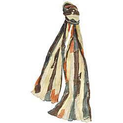 Rayon Water Paint Printed Scarf (India)  