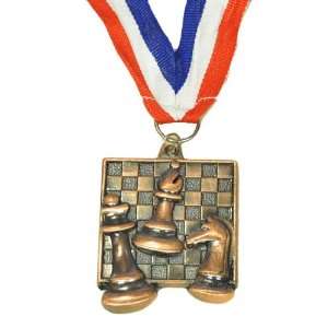  Marions Bronze Chess Award Medal Toys & Games